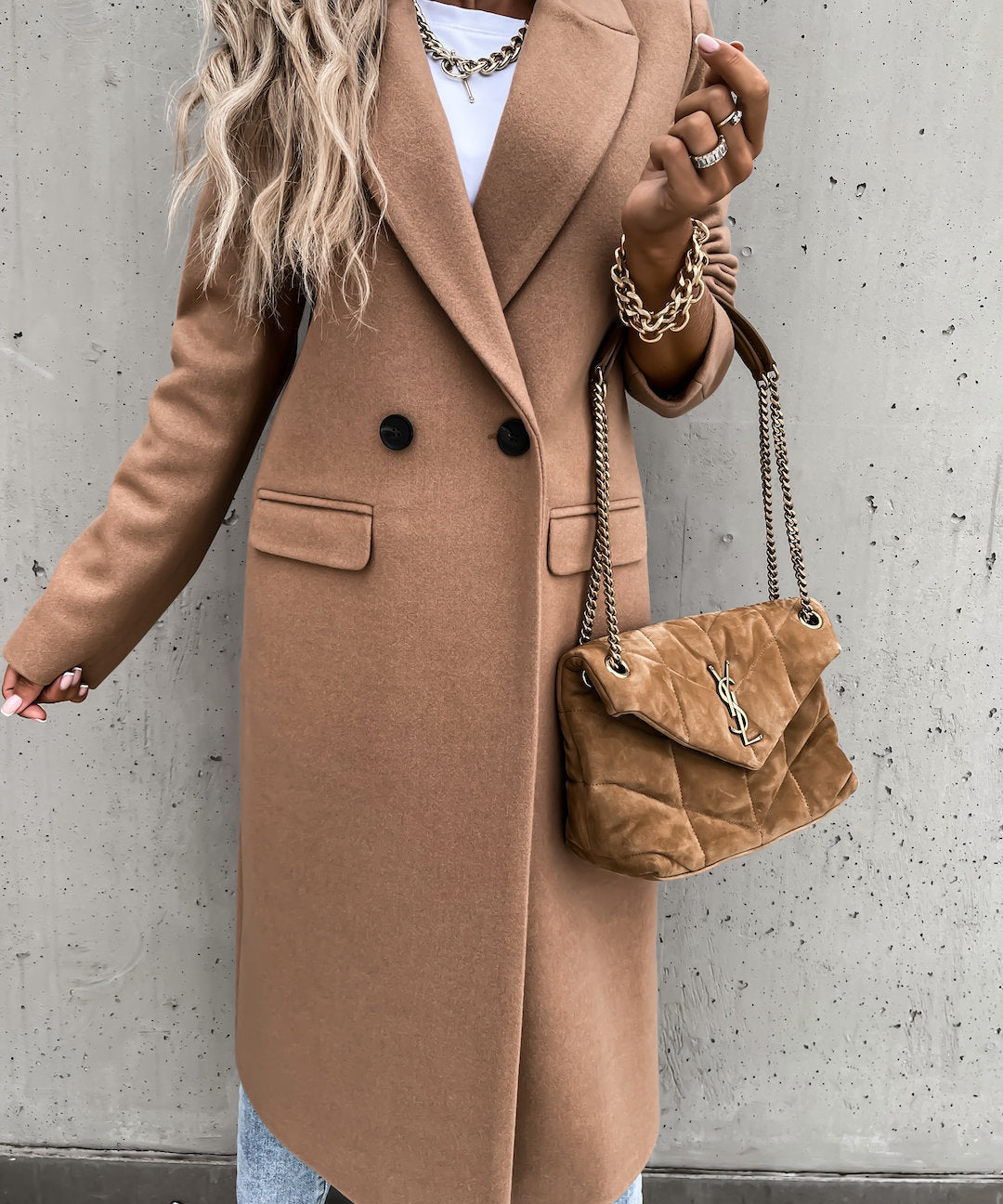 Aaliyah – Klasszikus Galléros Téli Kabát