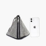 Zita | Strasszos háromszög mini táska