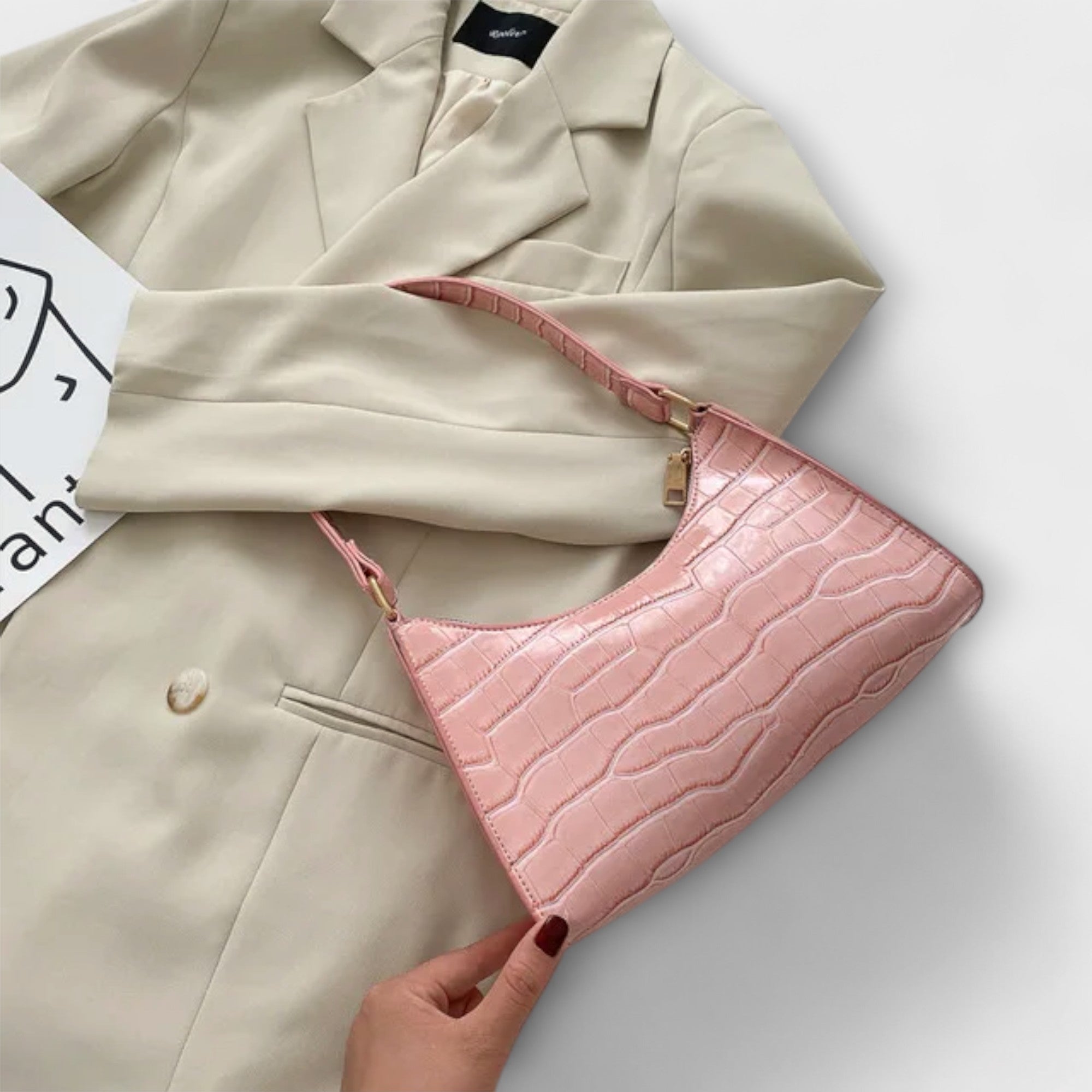 Léna | Fényes bőr táska