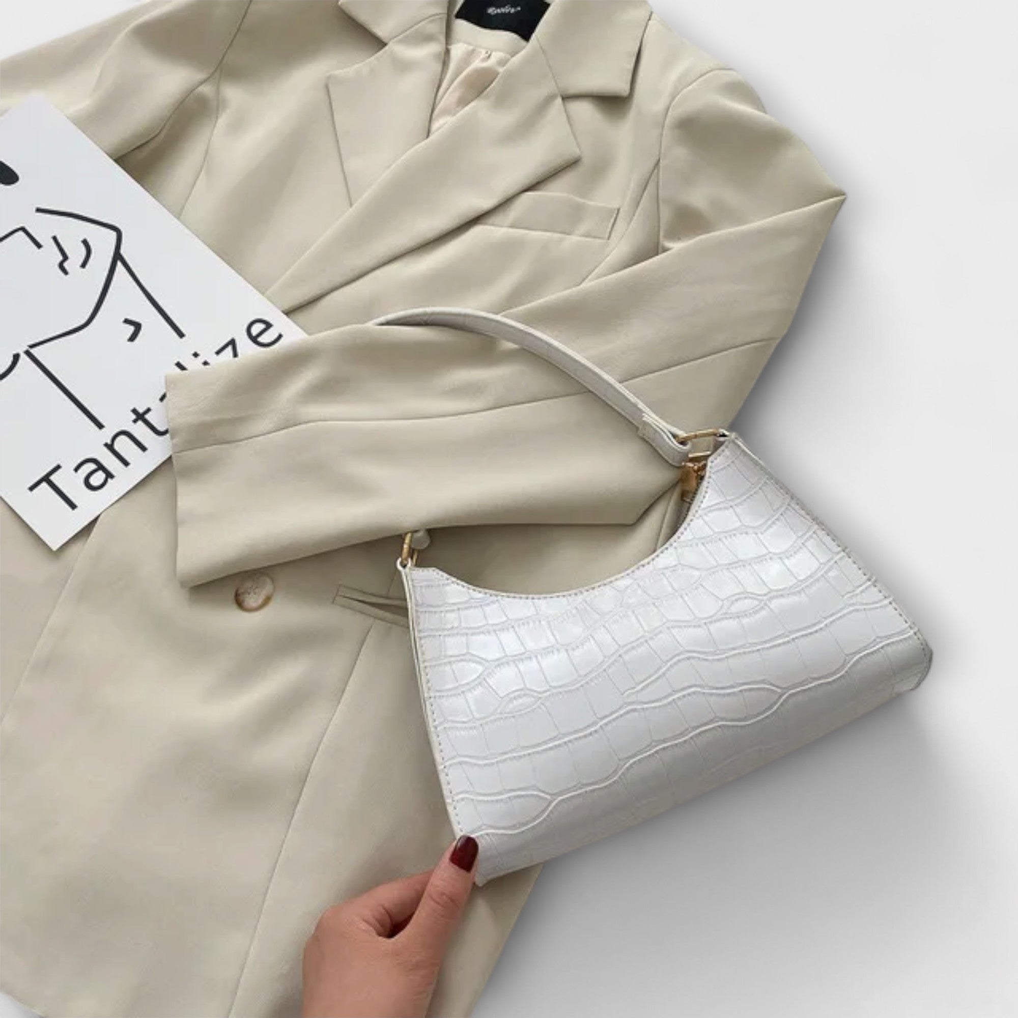 Léna | Fényes bőr táska