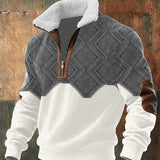 MAXIM™ | ZIPZÁROS PULÓVER BÉLELT NYAKRÉSSZEL