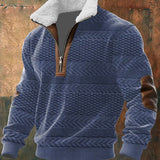 ELIAS™ | ZIPZÁROS PULÓVER MELEG NYAKRÉSSZEL