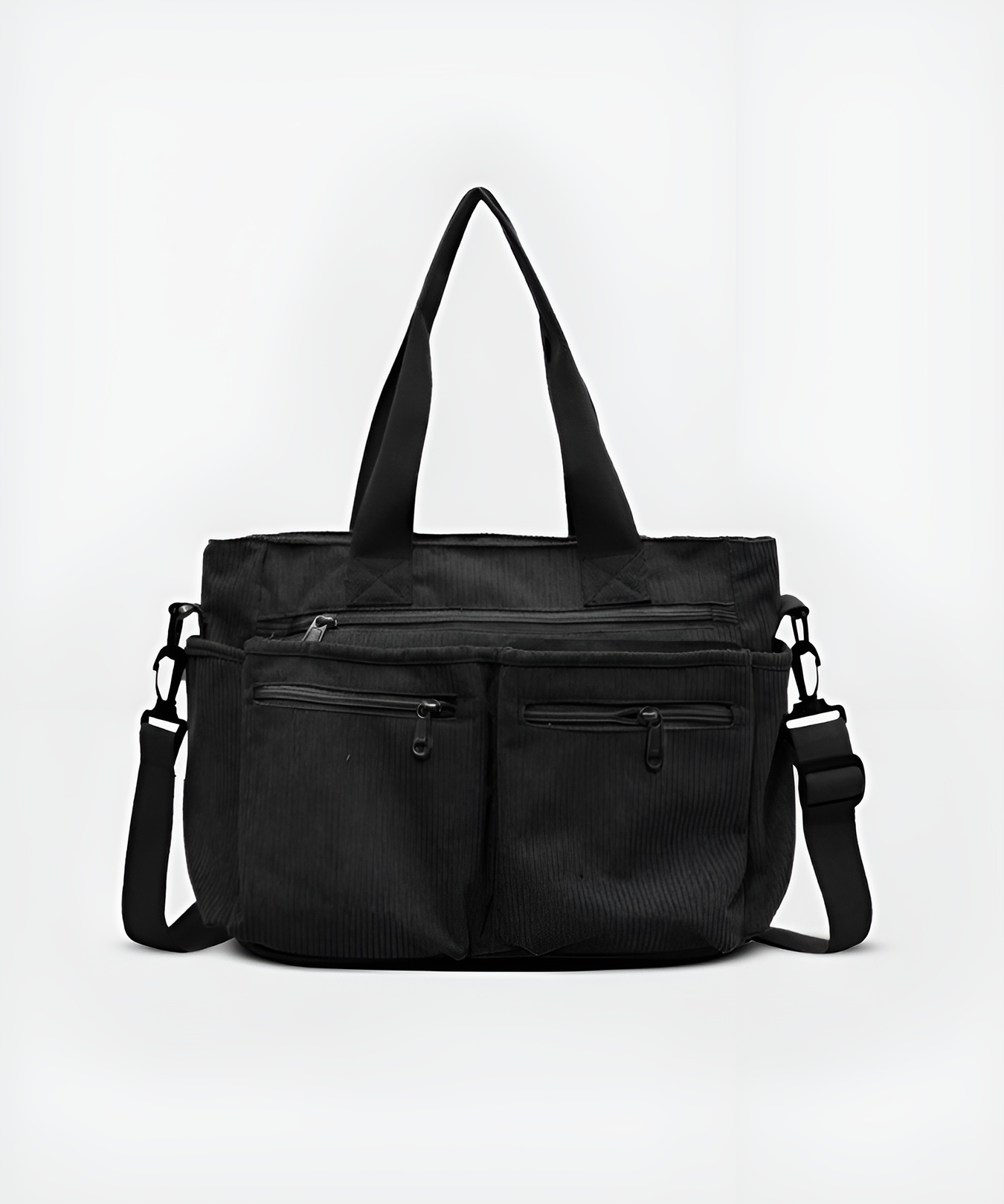 Léna | Borongós kordbársony praktikus vászontáska