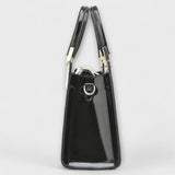 Adél | Fényes krokodil mintás kézitáska