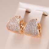 Léna - Kis arany fényes fülbevalók